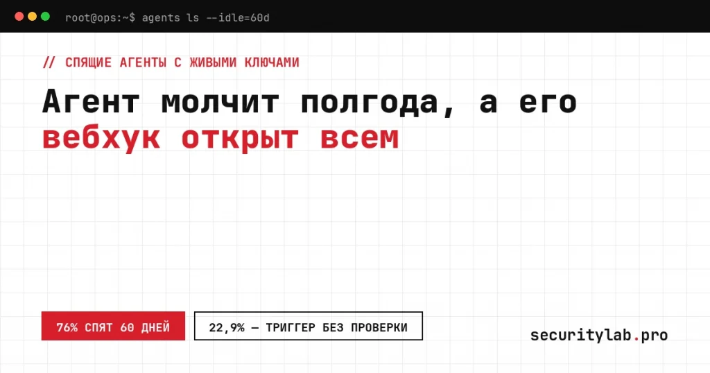 Забытые ИИ-агенты: спящий агент с открытым вебхуком и бессрочными ключами, отчёт Arrakis Security 2026
