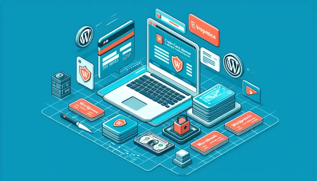 credit card skimmer and backdoor malware on wordpress e commerce site