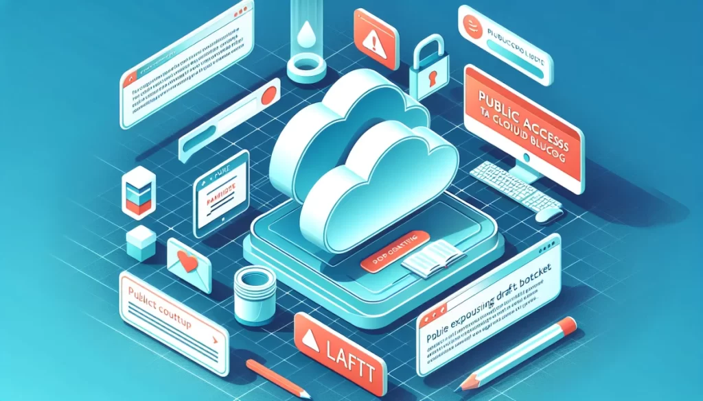 public access to google cloud blog image bucket exposes draft content
